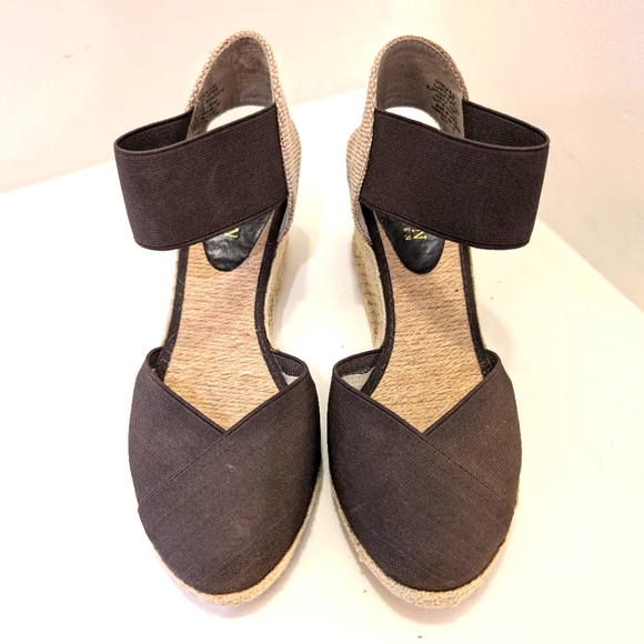 Ralph Lauren Charla Wedge Sandals - Picture 1 of 8